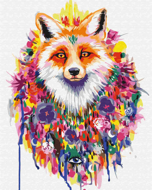 Malen nach Zahlen - Malen nach Zahlen - fox design colors - by Pixie Cold