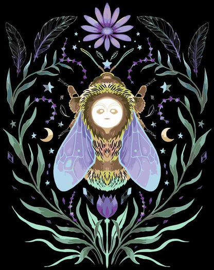 Malen nach Zahlen - Malen nach Zahlen - spirituelle Hummel - by Pixie Cold