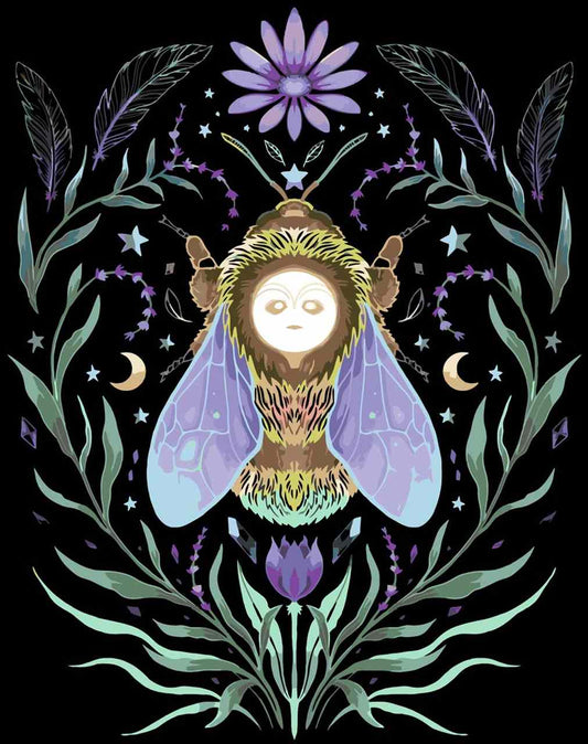 Malen nach Zahlen - Malen nach Zahlen - spirituelle Hummel - by Pixie Cold