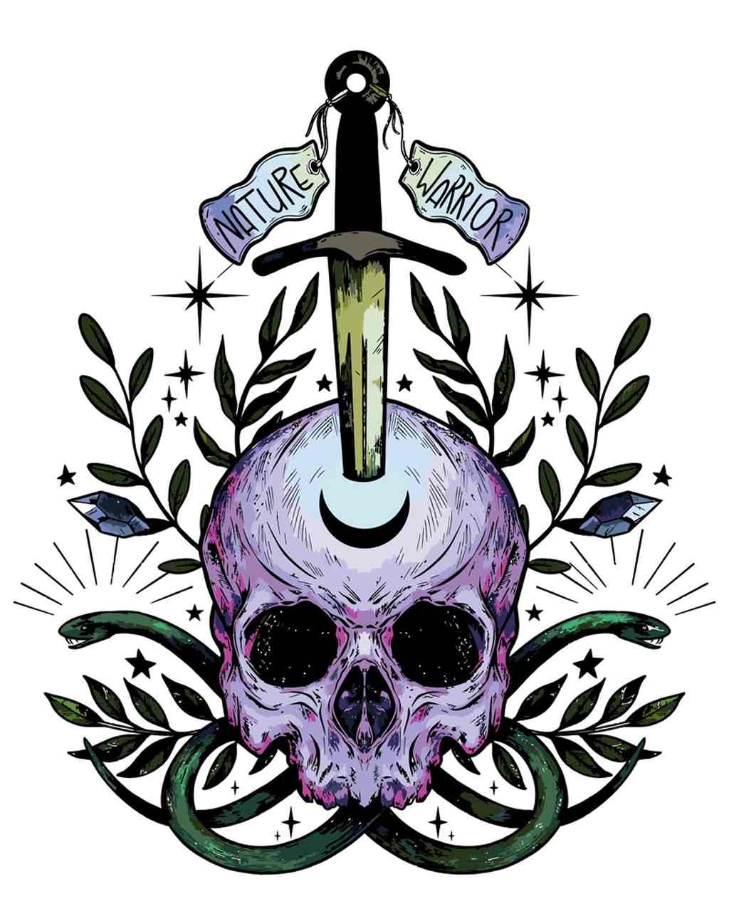 Malen nach Zahlen - Malen nach Zahlen - bright Nature Warrior - by Pixie Cold