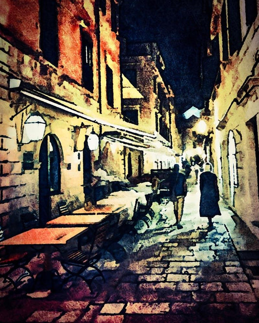 Malen nach Zahlen - Malen nach Zahlen - Auf dem Heimweg - by zamart