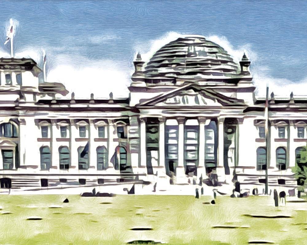 Malen nach Zahlen - Malen nach Zahlen - Berliner Reichstagsgebäude - by zamart