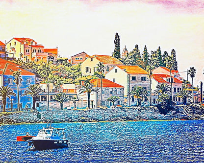 Malen nach Zahlen - Malen nach Zahlen - Unterwegs in Kroatien - by zamart