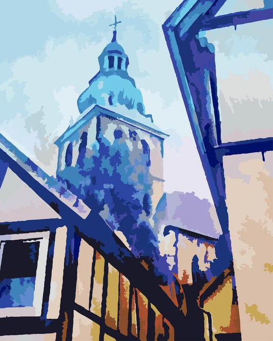 Malen nach Zahlen - Malen nach Zahlen - Bad Salzuflen, Motiv 1 - by zamart