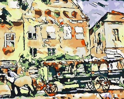 Malen nach Zahlen - Malen nach Zahlen - Lüneburg, Motiv 2 - by zamart