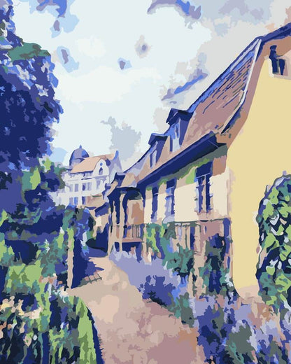 Malen nach Zahlen - Malen nach Zahlen - Wohnhaus Goethe, Weimar - by zamart