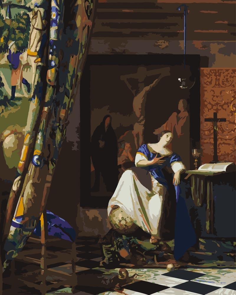 Malen nach Zahlen - Malen nach Zahlen - Allegorie des katholischen Glaubens - Johannes Vermeer