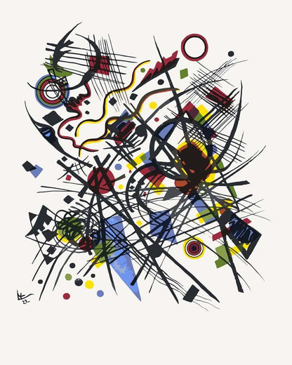 Malen nach Zahlen - Malen nach Zahlen - Lithographie fur die Vierte Bauhausmappe - Wassily Kandinsky