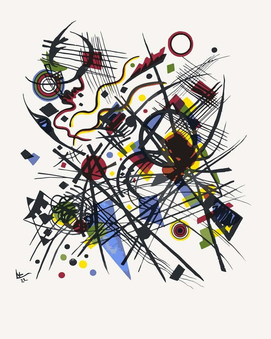 Malen nach Zahlen - Malen nach Zahlen - Lithographie fur die Vierte Bauhausmappe - Wassily Kandinsky