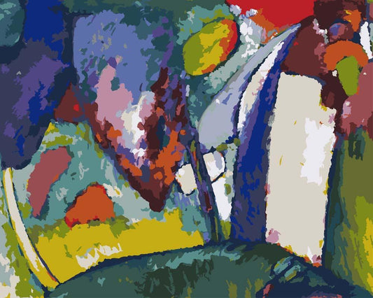 Malen nach Zahlen - Malen nach Zahlen - Wasserfall - Wassily Kandinsky