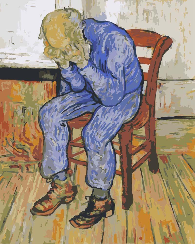 Malen nach Zahlen - Malen nach Zahlen - An der Schwelle zur Ewigkeit - Vincent van Gogh