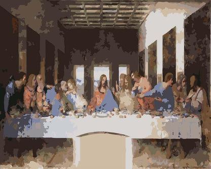 Malen nach Zahlen - Malen nach Zahlen - Das Abendmahl - Leonardo da Vinci