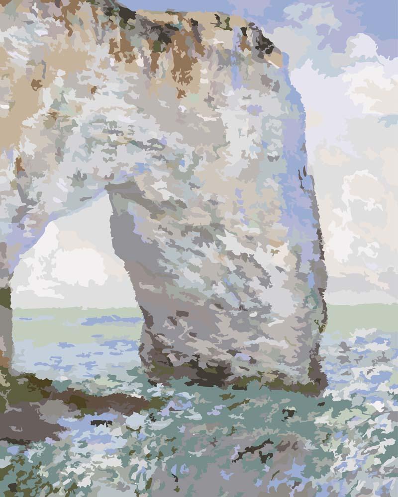 Malen nach Zahlen - Malen nach Zahlen - Die Manneporte in Etretat - Claude Monet