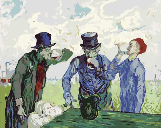 Malen nach Zahlen - Malen nach Zahlen - Die Trinker - Vincent van Gogh