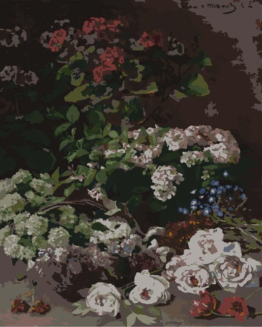 Malen nach Zahlen - Malen nach Zahlen - Frühlingsblumen - Claude Monet