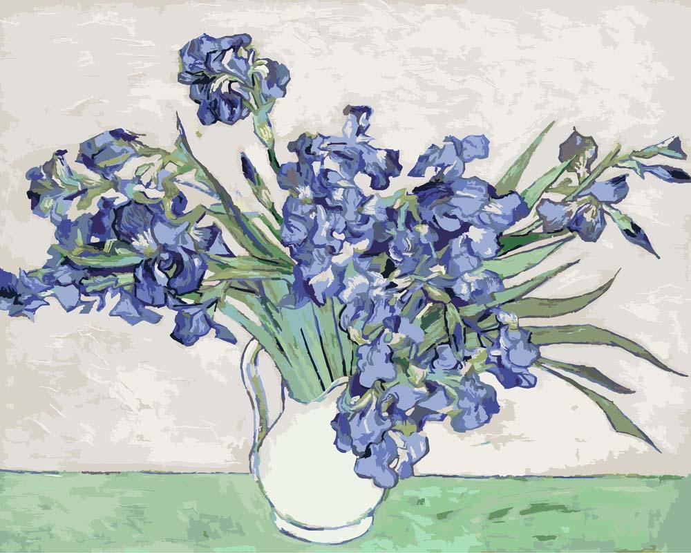 Malen nach Zahlen - Malen nach Zahlen - Irises 2 - Vincent van Gogh