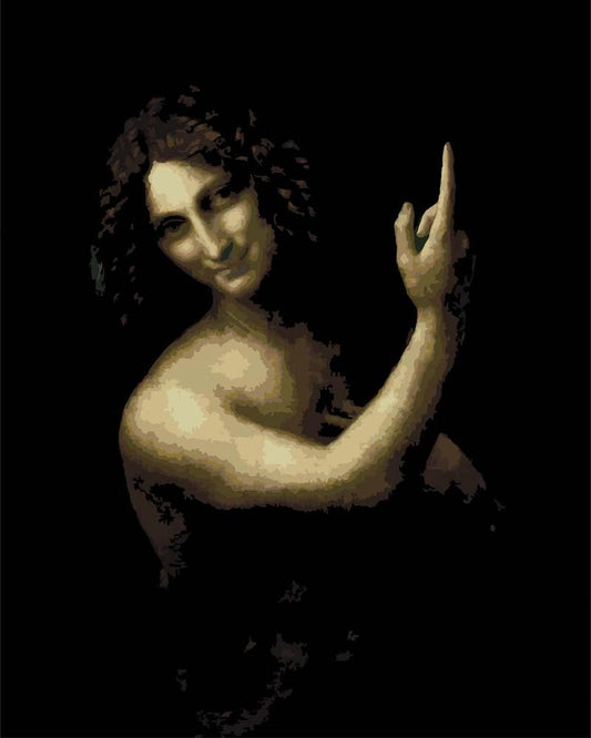 Malen nach Zahlen - Malen nach Zahlen - Johannes der Täufer - Leonardo da Vinci