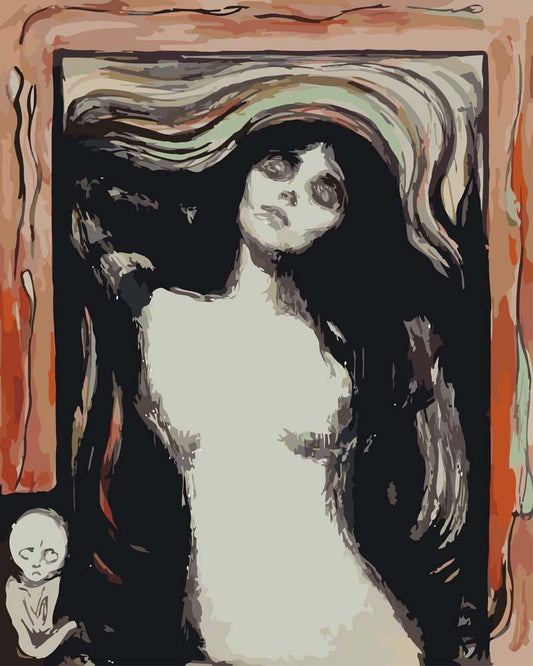 Malen nach Zahlen - Malen nach Zahlen - Madonna - Edvard Munch