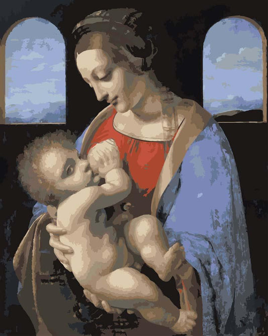 Malen nach Zahlen - Malen nach Zahlen - Madonna Litta - Leonardo da Vinci
