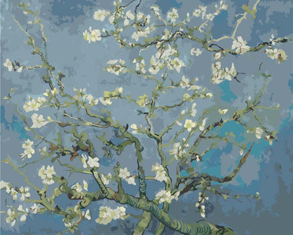 Malen nach Zahlen - Malen nach Zahlen - Mandelblüte - Vincent van Gogh