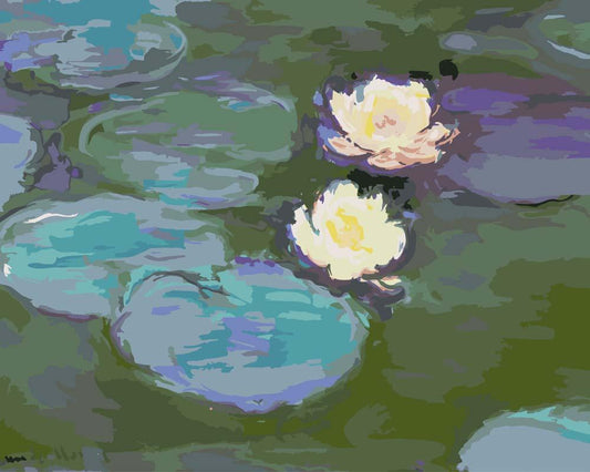 Malen nach Zahlen - Malen nach Zahlen - Nympheas - Claude Monet