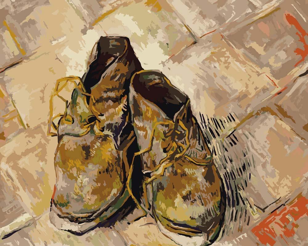 Malen nach Zahlen - Malen nach Zahlen - Schuhe - Vincent van Gogh
