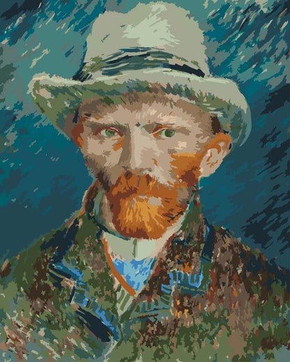 Malen nach Zahlen - Malen nach Zahlen - Selbstporträt - Vincent van Gogh
