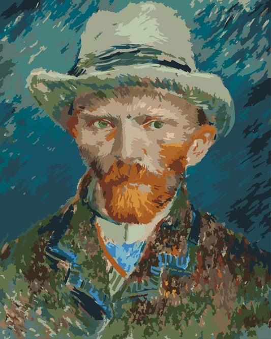 Malen nach Zahlen - Malen nach Zahlen - Selbstporträt - Vincent van Gogh