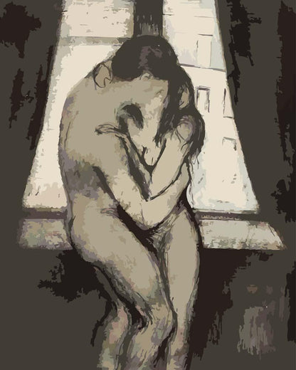 Malen nach Zahlen - Malen nach Zahlen - The Kiss - Edvard Munch