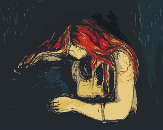 Malen nach Zahlen - Malen nach Zahlen - Vampire II - Edvard Munch