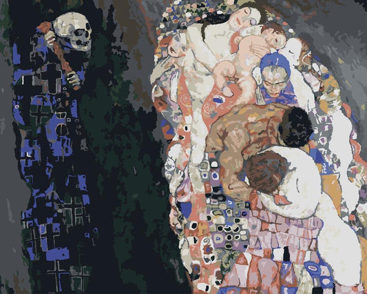 Malen nach Zahlen - Malen nach Zahlen - Tod und Leben - Gustav Klimt