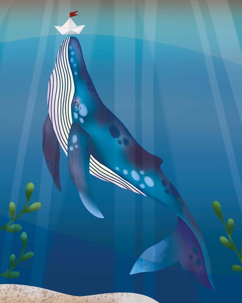 Malen nach Zahlen - Malen nach Zahlen - Wal - Artist's Edition - by Anneke Schipper