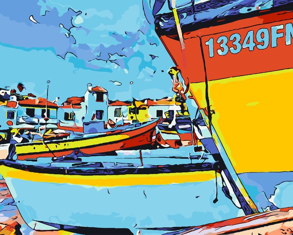 Malen nach Zahlen - Malen nach Zahlen - Madeira, Motiv 1 - by zamart