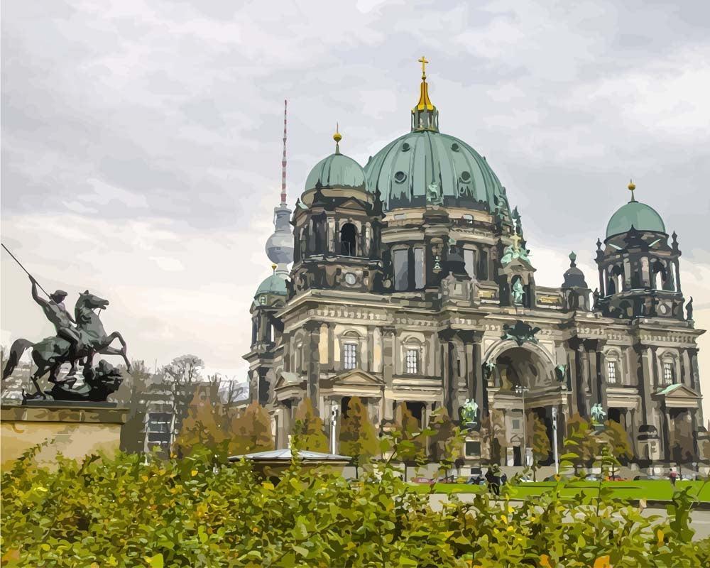 Malen nach Zahlen - Malen nach Zahlen - Der majestätische Berliner Dom