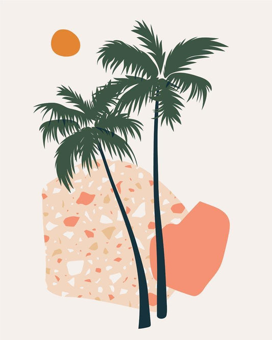 Malen nach Zahlen - Malen nach Zahlen - Abstrakte Illustration 10