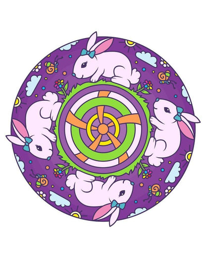 Malen nach Zahlen - Malen nach Zahlen - Mandala - Hase