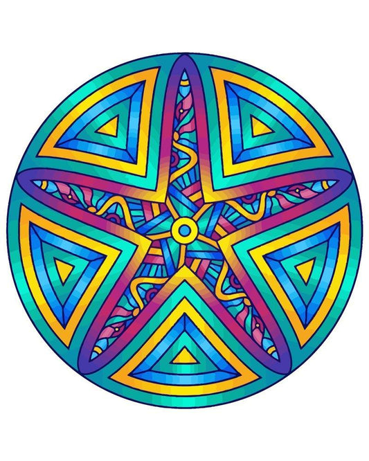 Malen nach Zahlen - Malen nach Zahlen - Mandala - Seestern