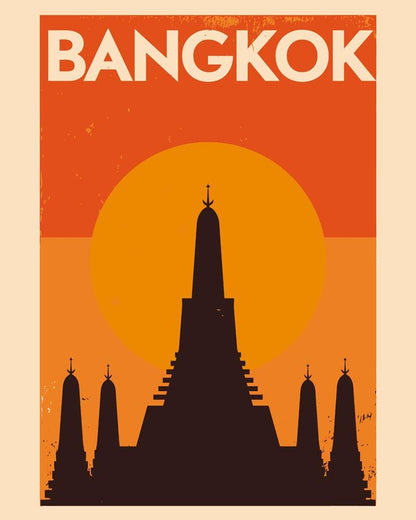 Malen nach Zahlen - Malen nach Zahlen - Retro - Bangkok