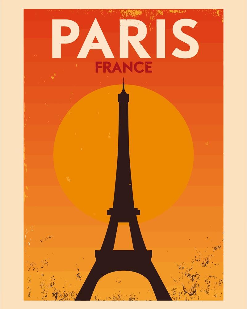 Malen nach Zahlen - Malen nach Zahlen - Retro - Paris