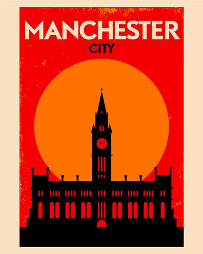 Malen nach Zahlen - Malen nach Zahlen - Retro - Manchester City
