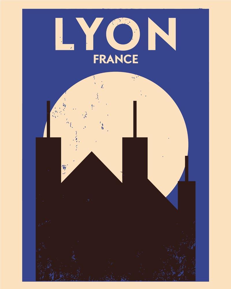 Malen nach Zahlen - Malen nach Zahlen - Retro - Lyon