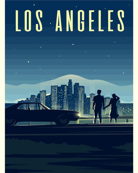 Malen nach Zahlen - Malen nach Zahlen - Travel - Los Angeles