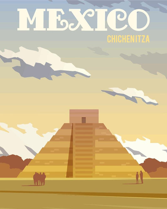 Malen nach Zahlen - Malen nach Zahlen - Travel - Mexiko