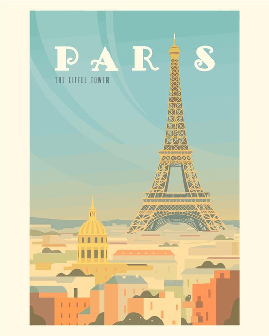 Malen nach Zahlen - Malen nach Zahlen - Travel - Paris