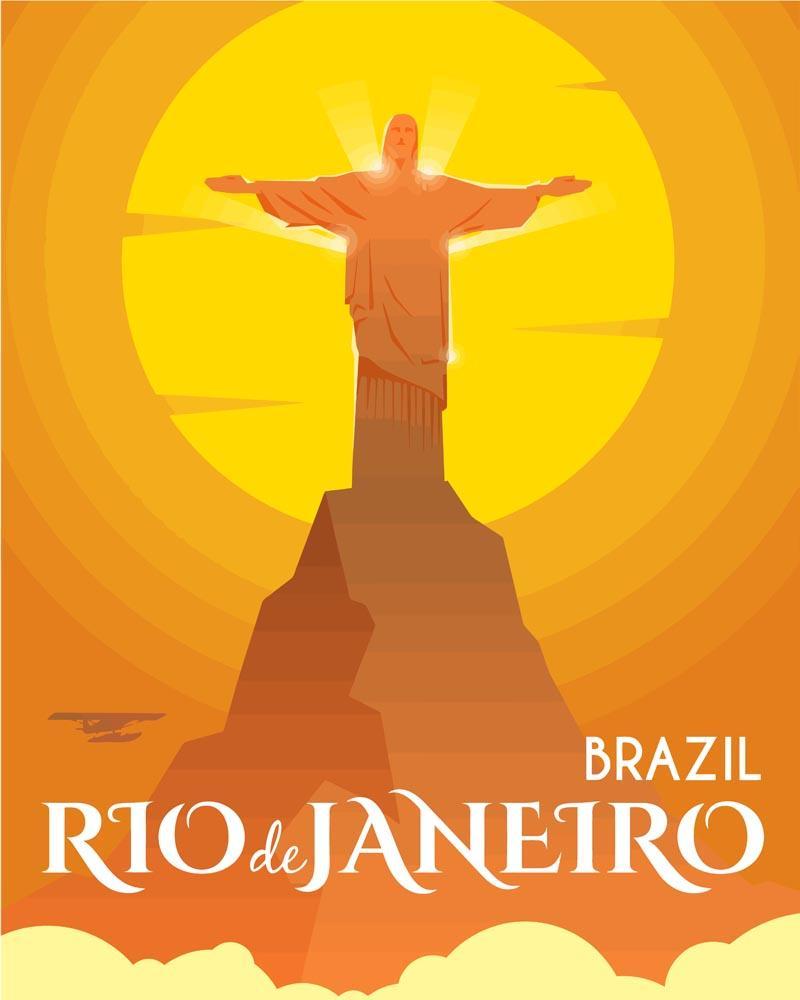 Malen nach Zahlen - Malen nach Zahlen - Travel - Rio De Janeiro