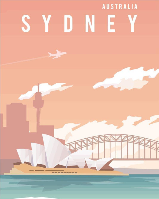 Malen nach Zahlen - Malen nach Zahlen - Travel - Sydney