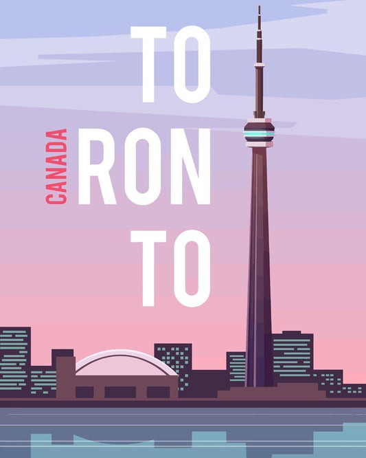 Malen nach Zahlen - Malen nach Zahlen - Travel - Toronto