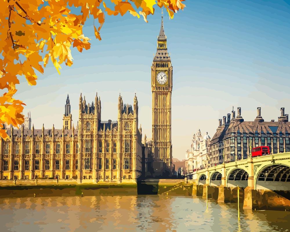Malen nach Zahlen - Malen nach Zahlen - Big-Ben-in-London