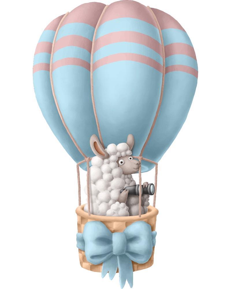 Malen nach Zahlen - Malen nach Zahlen - Heißluftballon - Schaf