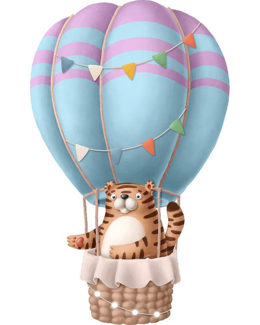 Malen nach Zahlen - Malen nach Zahlen - Heißluftballon - Tiger